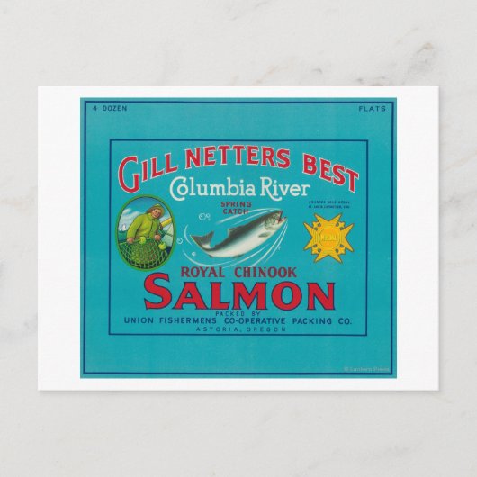 Astoria、OregonGill Netters BestAstoria、OR ポストカード (正面)