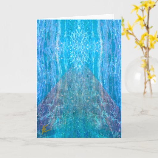 Astral Energy Cosmic Mountain Mindful Meditation カード (黄色い花)