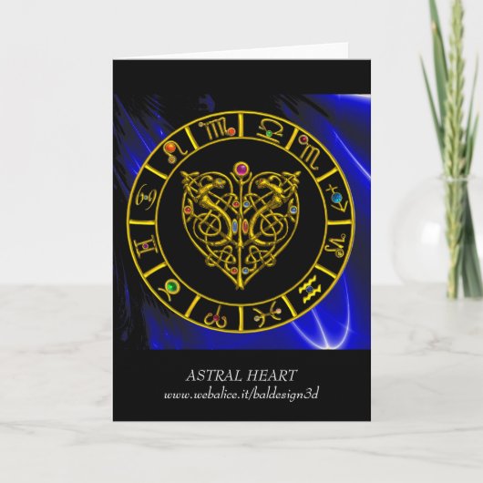 ASTRAL HEART 星座の誕生日 カード (正面)