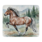 Astrid Tolting Icelandic watercolor カッティングボード (正面)