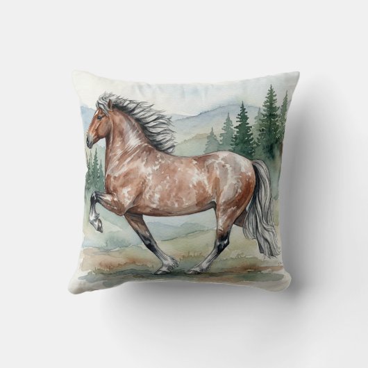 Astrid Tolting Icelandic watercolor クッション (裏面)