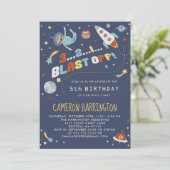 Astroの怠惰-宇宙の子供の誕生日のパーティー 招待状 (スタンド正面)