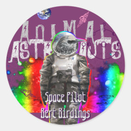 Astroの鳥 ラウンドシール