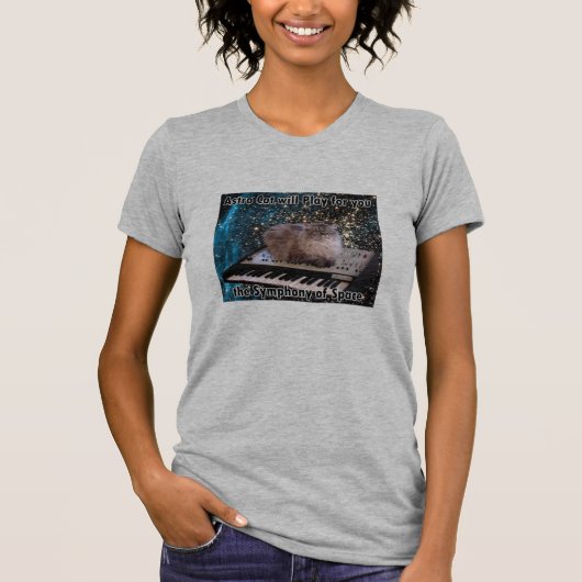 Astro猫のワイシャツ Tシャツ (正面)