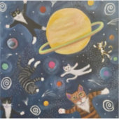 Astro Cats シール (正面)