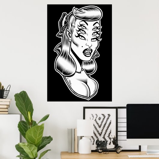 Astro-Creeps™/Candy La Vamp™ ポスター (ホームオフィス)