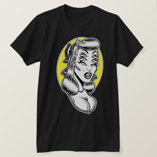 Astro-Creeps™/Candy La Vamp™ Tシャツ (デザイン正面)