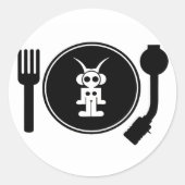 astro DJ ラウンドシール (正面)