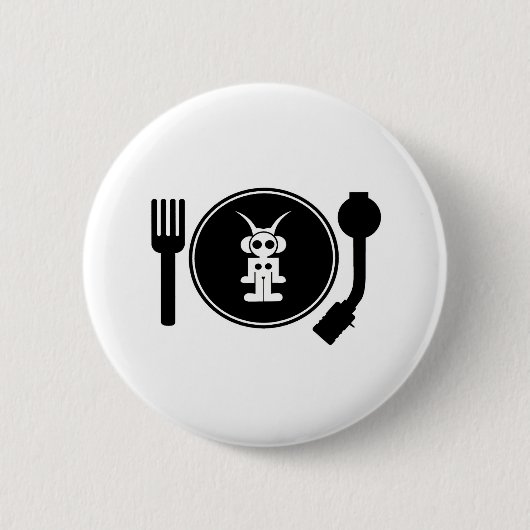 astro DJ 缶バッジ (正面)