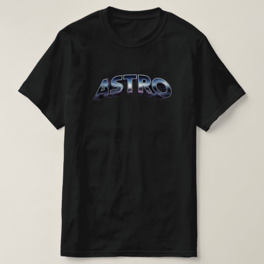Astro Futuristic Galaxy Streetwear Tシャツ (デザイン正面)