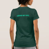 astro gead geo-LIQUID SKY NYCバックプリント Tシャツ (裏面)