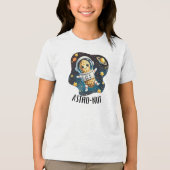Astro-Nut Peanut, Astronaut Pun |  トライブレンドＴシャツ (正面)