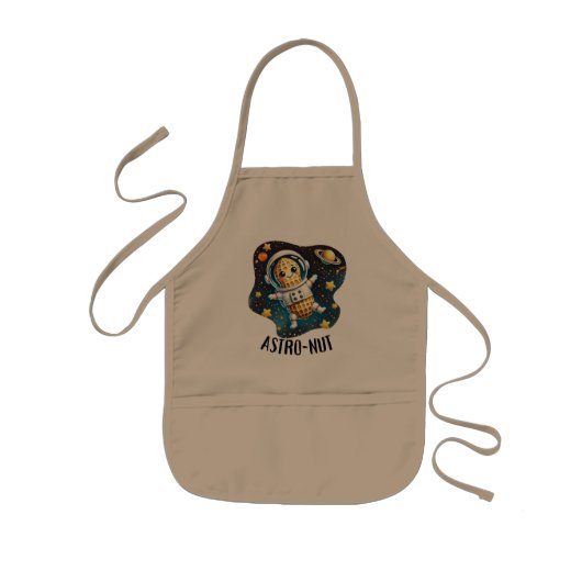 Astro-Nut Peanut, Astronaut Pun | 子供用エプロン (正面)