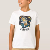 Astro-Nut Peanut, Astronaut Pun | Tシャツ (正面)