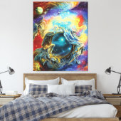 Astro Physics Canvas Print キャンバスプリント (インサイチュ (寝室))