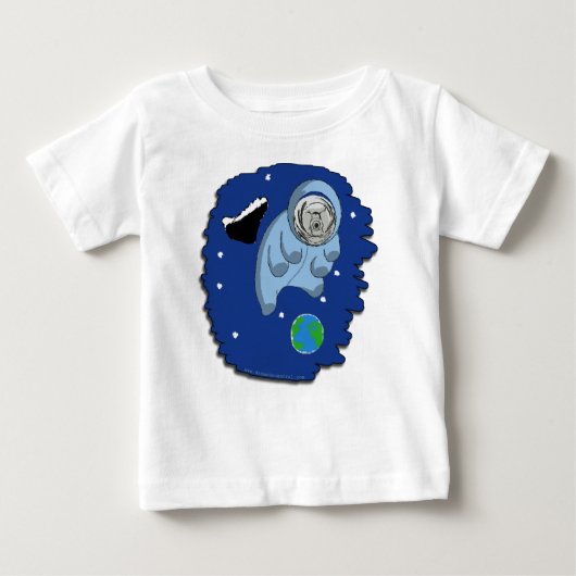 Astro Tardigrade幼児Tシャツ ベビーTシャツ (正面)