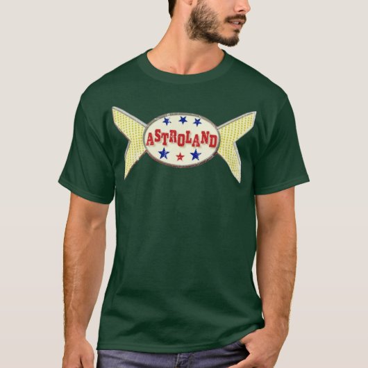 Astroland T-Shirt - Coney Island, NY - Retro Amuse Tシャツ (正面)