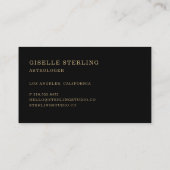 Astrologer 名刺 (裏面)