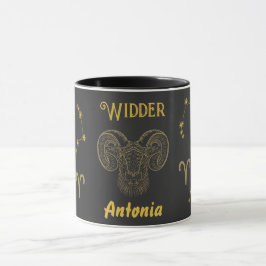 Astrologisches Sternzeichen Widder - マグカップ