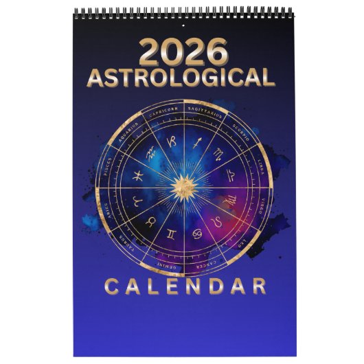 Astrology 2026 wall Calendar カレンダー (カバー)