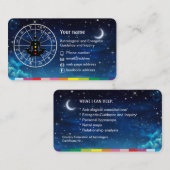 Astrology and Horoscope Business Cards  名刺 (正面/裏面)