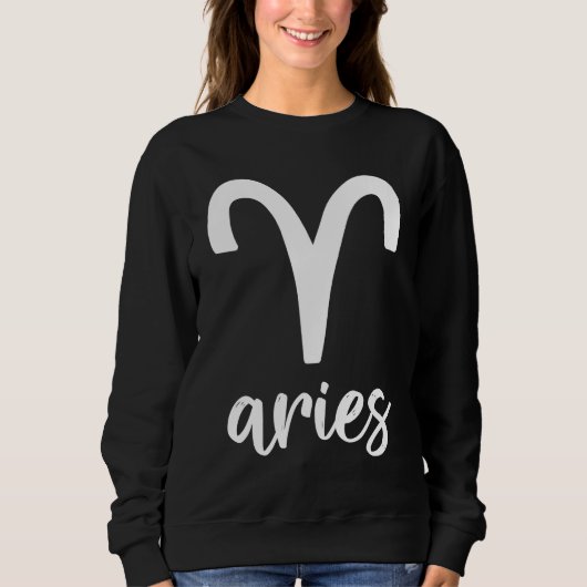 Astrology Aries Zodiac スウェットシャツ (正面)