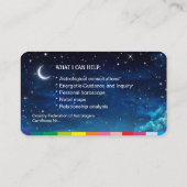 Astrology Business card 名刺 (裏面)