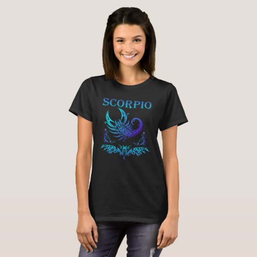 Astrology horoscope Zodiac Sign scorpio Tシャツ (正面フル)