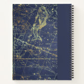 Astrology Pisces占星術Sketchbook With Name ノートブック (裏面)