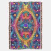 Astrology planet space galaxy universe  スローブランケット (正面縦)