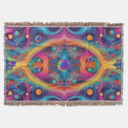 Astrology planet space galaxy universe  スローブランケット (正面)