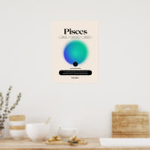 Astrology Zodiac Sign Pisces Poster ポスター (キッチン)