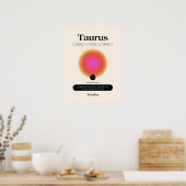 Astrology Zodiac Sign Taurus Poster ポスター (キッチン)