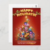 AstroLOLogyクリスマスポストカード ポストカード (正面/裏面)