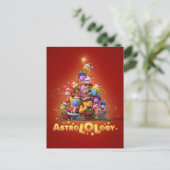 AstroLOLogyパーソナライズされたクリスマスポストカード ポストカード (スタンド正面)