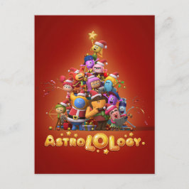 AstroLOLogyパーソナライズされたクリスマスポストカード ポストカード