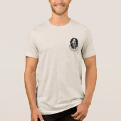 Astronaut “未知の宇宙を探検せよ” トライブレンドTシャツ (正面)