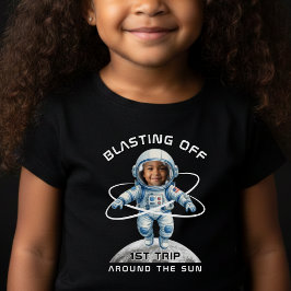 Astronaut 誕生日パーティー 1st Trip Around the Sun トドラーTシャツ