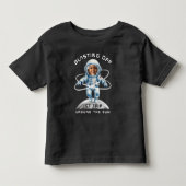 Astronaut 誕生日パーティー 1st Trip Around the Sun トドラーTシャツ (正面)
