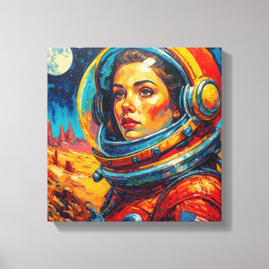 ASTRONAUT 17 キャンバスプリント (正面)