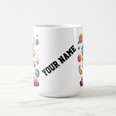 Astronaut Adventure Mug – Exploring the Galaxy コーヒーマグカップ (中央)