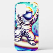 ASTRONAUT AND HIS COSMIC SURFING ADVENTURE Case-Mate iPhoneケース (裏面)