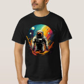 Astronaut ArtColor 01 Tシャツ (正面)