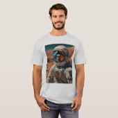Astronaut auf dem Mars Tシャツ (正面フル)