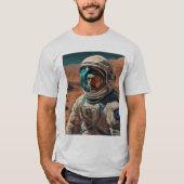 Astronaut auf dem Mars Tシャツ (正面)