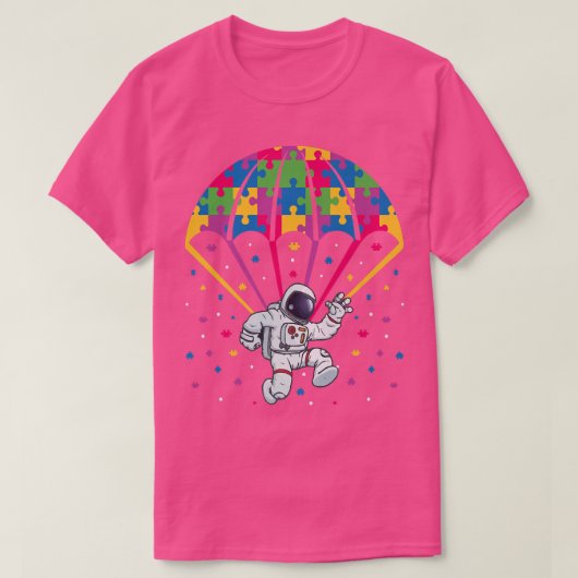 Astronaut Autism Ballon consciousness Space Kids B Tシャツ (デザイン正面)