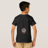 Astronaut Back-to-School "軌道上の未来の天才" Tシャツ (裏面フル)