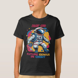 Astronaut Back-to-School "軌道上の未来の天才" Tシャツ