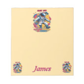 Astronaut Back-to-School "Future Genius in Orbit"  ノートパッド (正面)