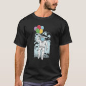 Astronaut Balloons Vex Playful Imaginative Space B Tシャツ (正面)